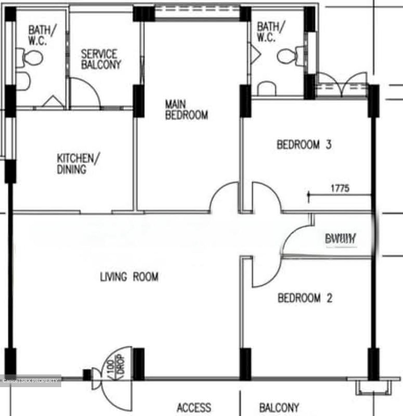 Blk 611 Woodlands Ring Road (Woodlands), HDB 4 Rooms #602313021